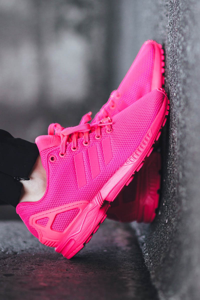 zx flux adidas pink