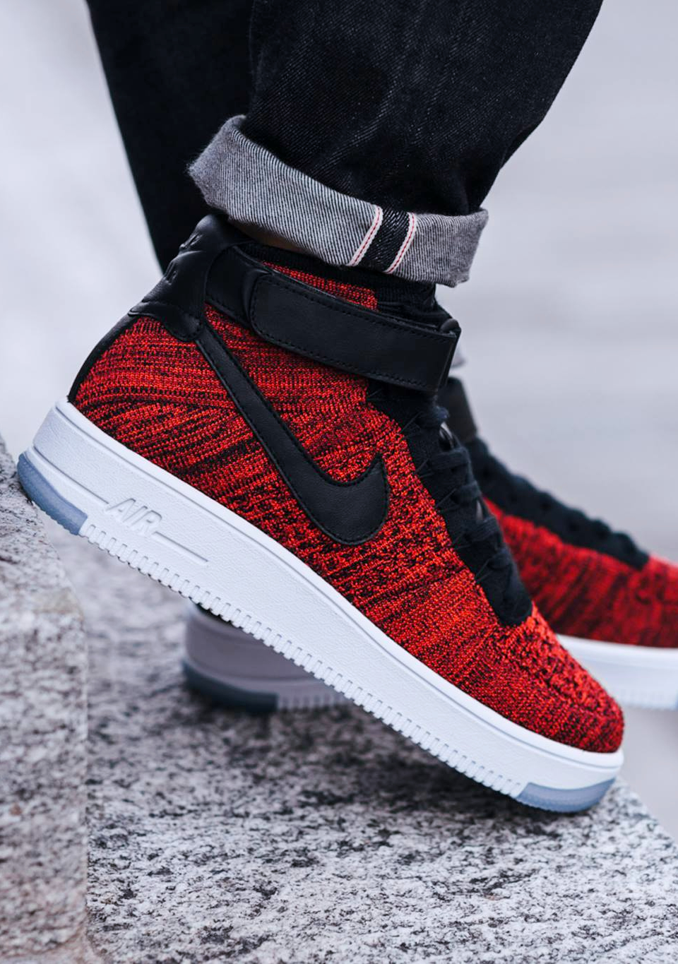 nike air force ultra flyknit red