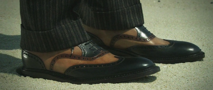 The Nucky Thompson Shoes of Boardwalk Empire opening Sequence