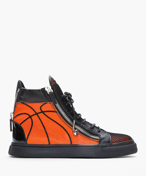 Giuseppe Zanotti Basketball orange black sneakers product