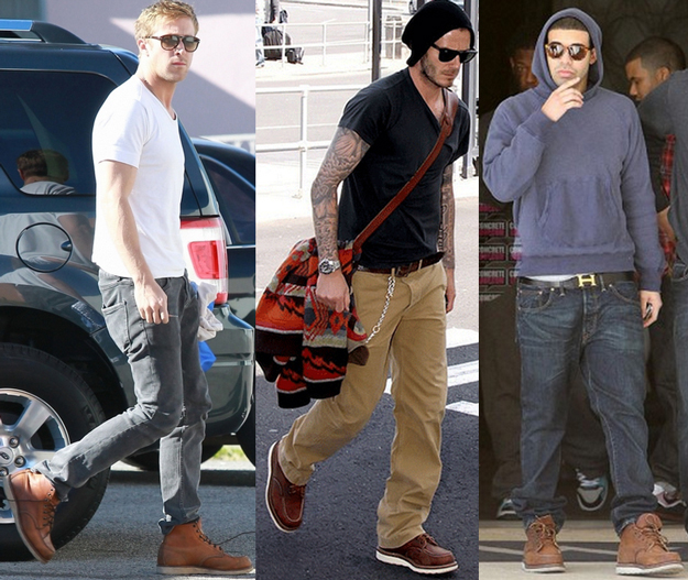 Ryan Gosling, Beckham, Drake Red Wing Boots | SOLETOPIA