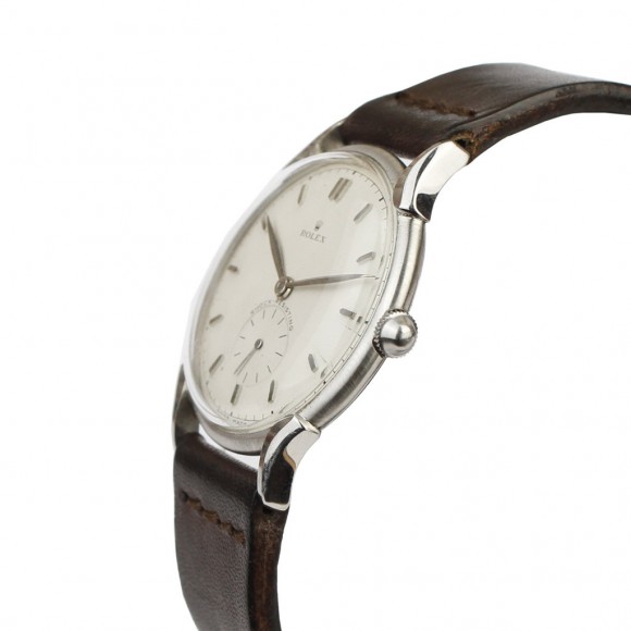 ultra-thin-vintage-rolex-watch-with-leather-strap