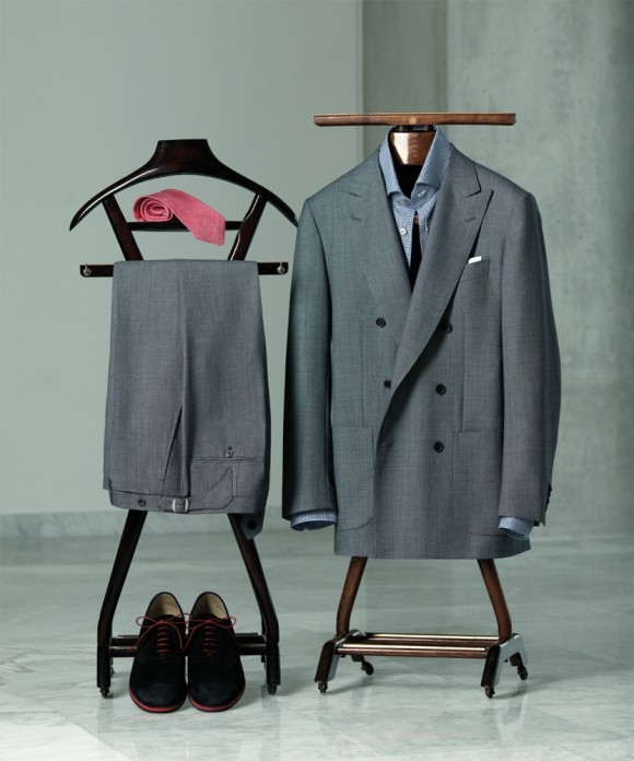 What are you wearing? Kiton shoes, suit & tie