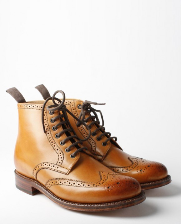 Grenson Sharp Derby Boot in tan