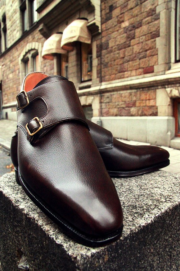 textured-leather-genuine-black-double-monk-strap-crockett-and-jones