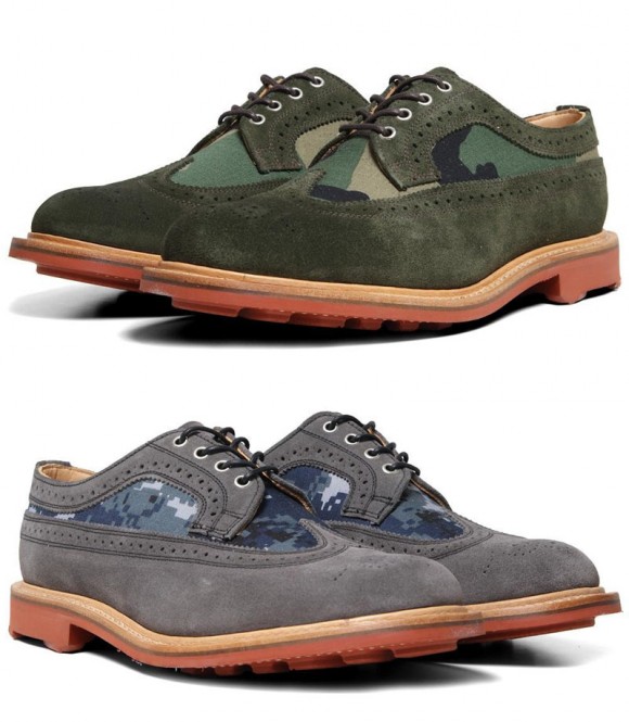 Mark Mcnairy Camo print derby wingtip