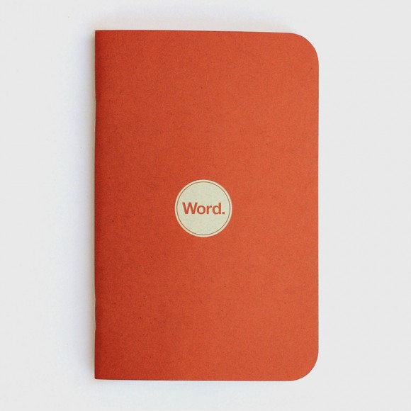 Word. Notebooks for writing down stuff