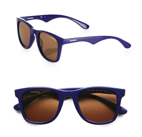 Carrera blue plastic wayfarer sunglasses
