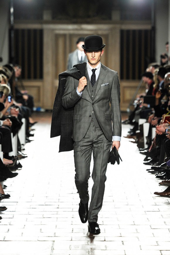 Hackett London Fashion Week spring summer 2013 menswear bowler hat