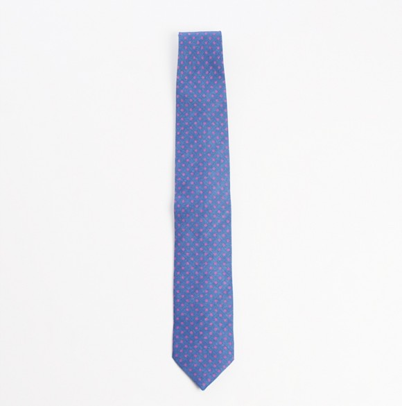 Morris Blue Dotted Tie
