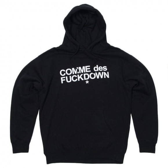 SSUR COMME des FUCKDOWN Collection 2013 Pullover Hoodie in Black