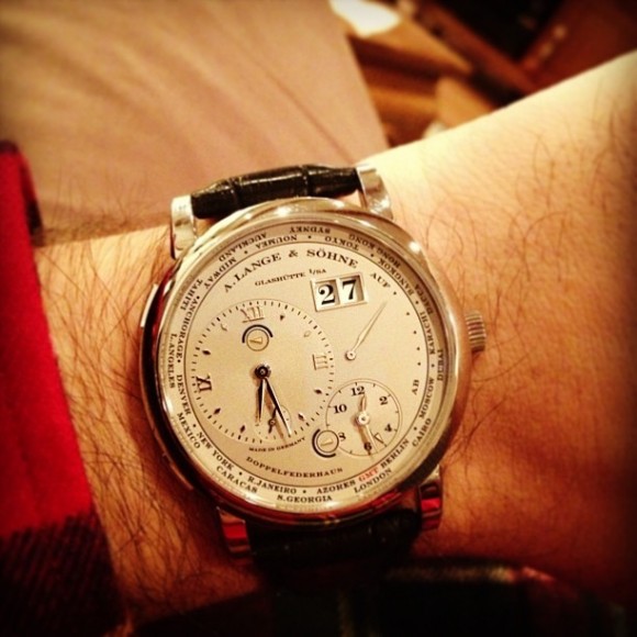 A. LANGE & SÖHNE Doppelfeder vintage style watch
