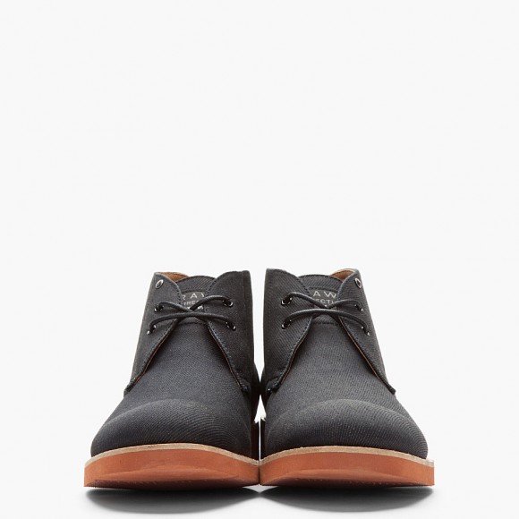 G-Star Black Denim Shoe & Boot Collection Spring/Summer 2013