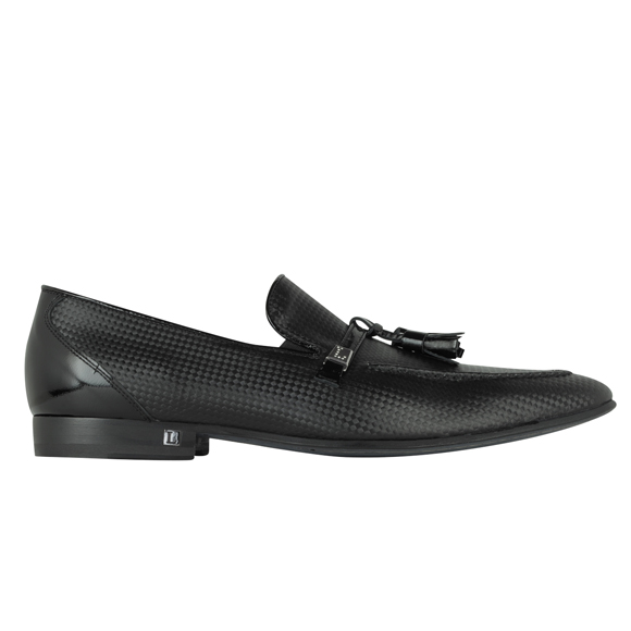 Loriblu Textured Patent Leather Loafer