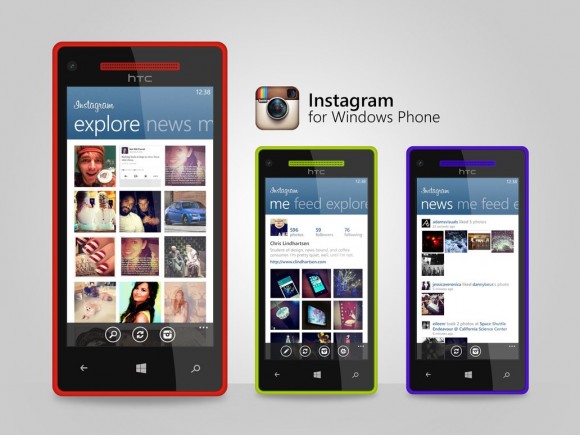Instagram for Windows Phone 8 Concept Nokia Lumia 920
