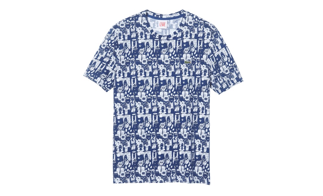Lacoste L!VE Artist Series Shirts Illustrated Print
