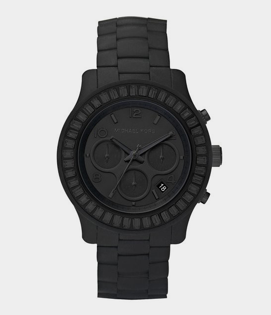 Michael Kors All Matte Black Wrist Watch