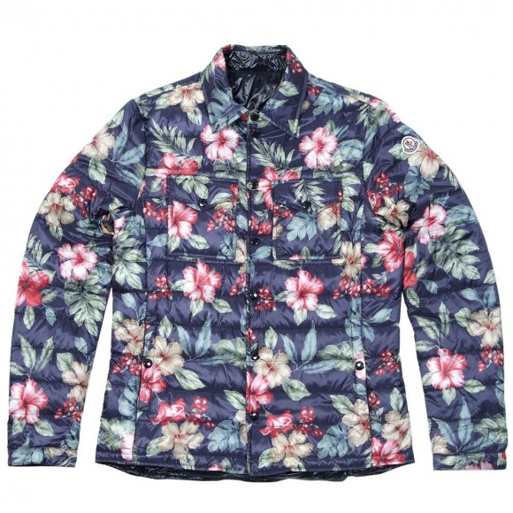 Moncler Dominica Jacket Reversible Floral Print