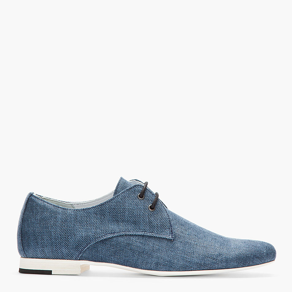 Sexy blue denim shoes for men