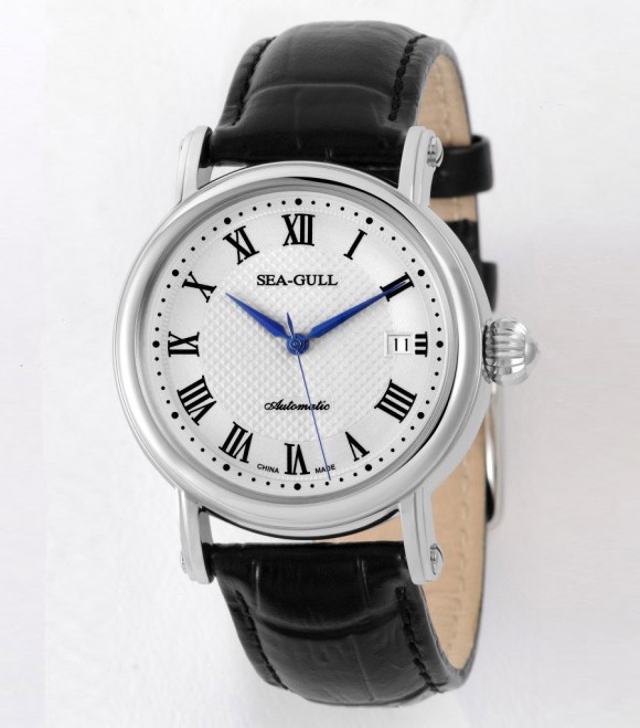 Affordable Menswear Automatic Watch Blue Hands Roman