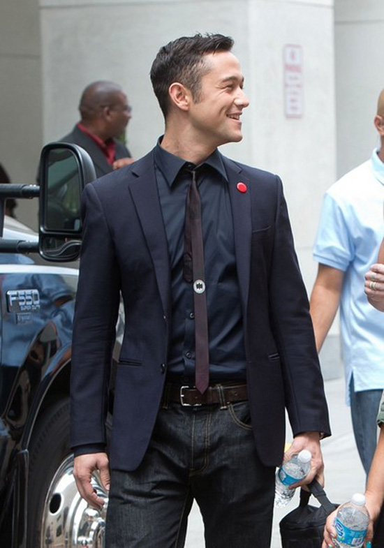 Joseph Gordon-Levitt Extra skinny tie