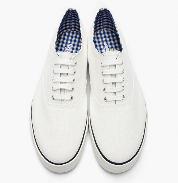 Junya Watanabe Extra Clean White Canvas Sneakers