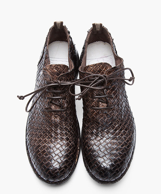 Polished Woven oxford Officine Creative in Dark brown