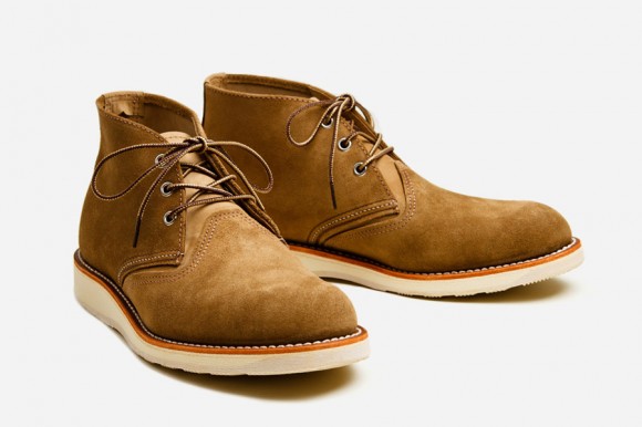 Red Wing olive suede Work Chukka