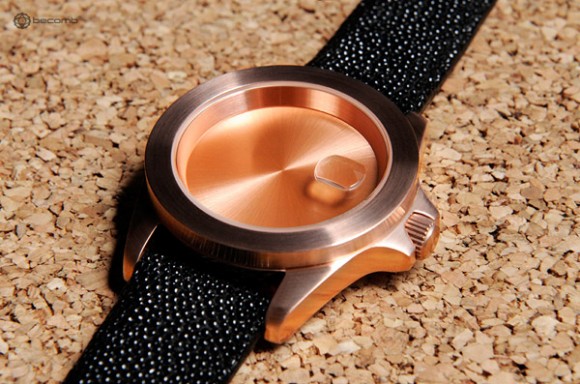Stingray rose gold becomb Infinity Piece no hands watch, Levi Maestro