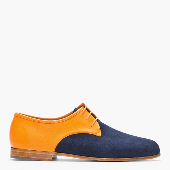 Carven x Zespà Orange & Navy Shoes 1