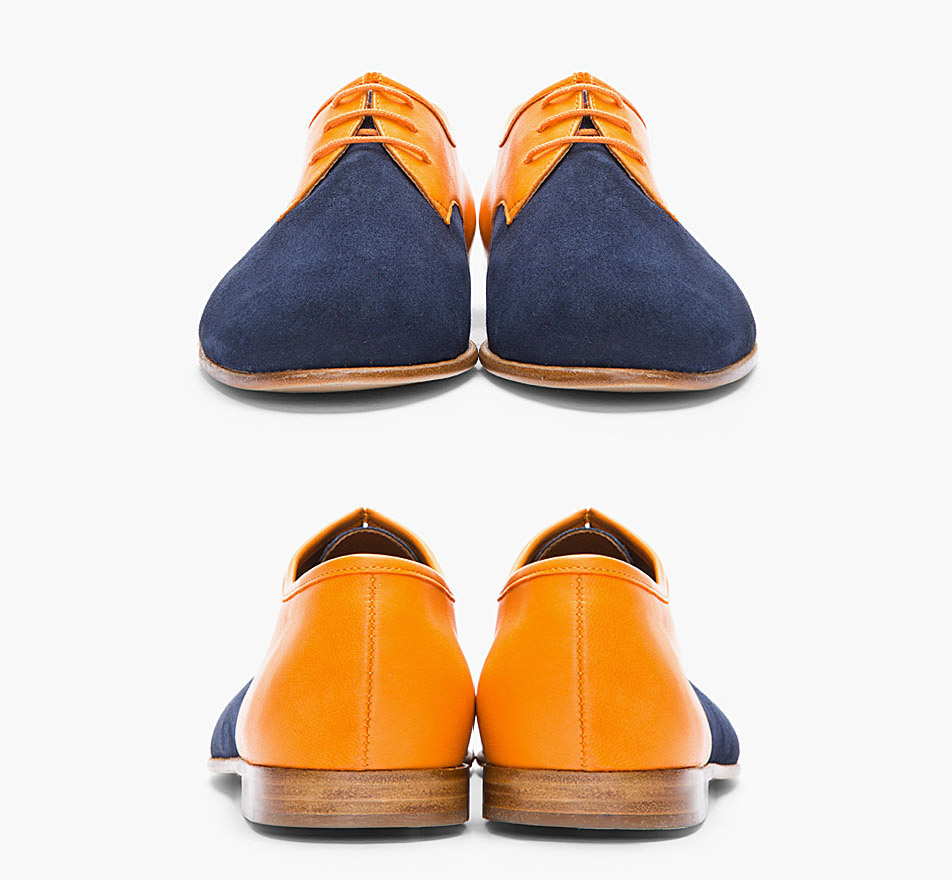 Carven x Zespà Orange & Navy Shoes 2