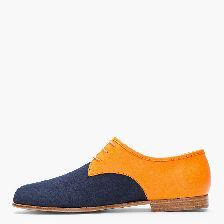 Carven x Zespà Orange & Navy Shoes 3