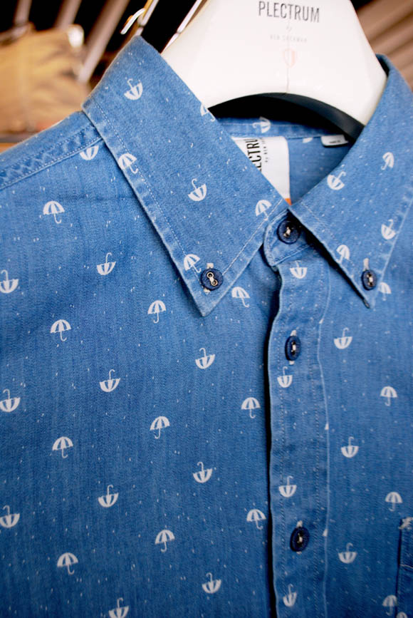 Denim umbrella print shirt Ben Sherman