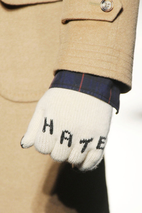 Hate knuckle gloves men style
