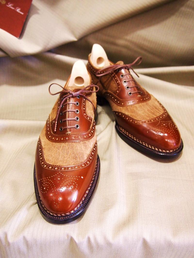 Calf & Hippo spectator dress shoes | SOLETOPIA