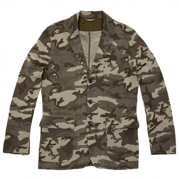 Khaki Camo Seed Stitch Jacket SOPHNET. 1