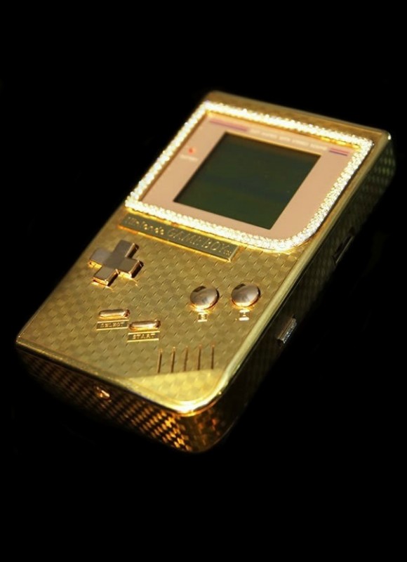 Most Expensive Gameboy 18k Gold & Diamonds