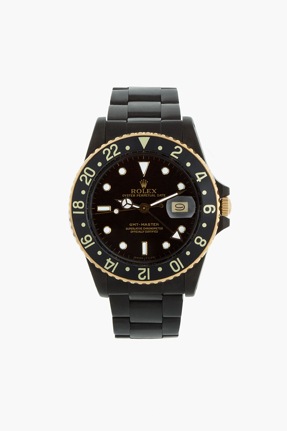 Refurbished Black Rolex Watch Limited Edition 2
