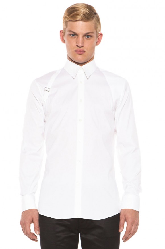 Harness Shirt Alexander McQueen white