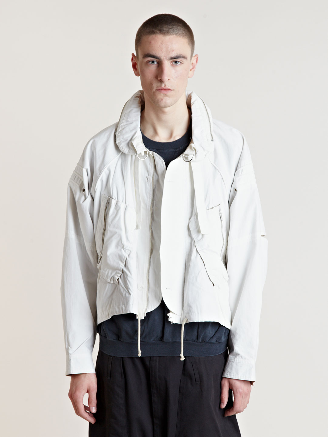 White Raglan Jacket | SOLETOPIA