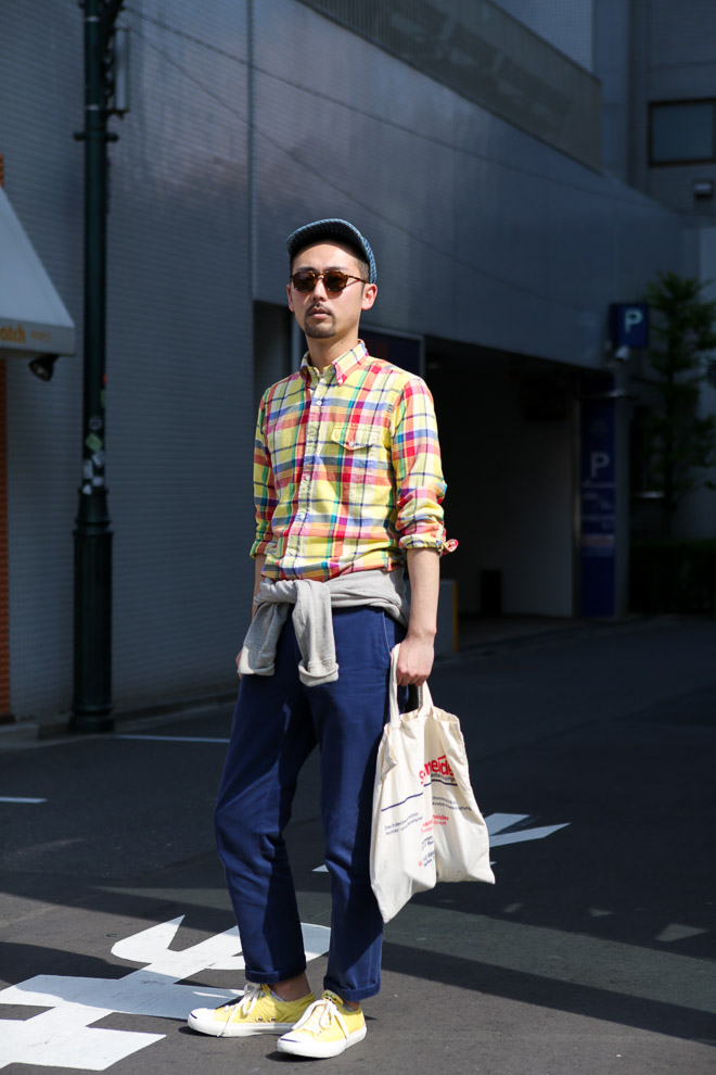 Colorful Plaid Tokyo shirt men style