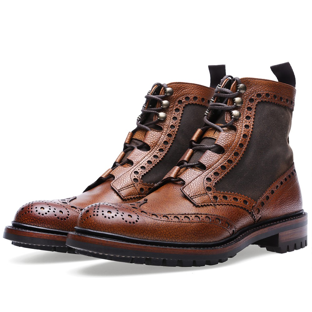 Rushton Brogue Boot Barbour x Joseph Cheaney & Sons 1