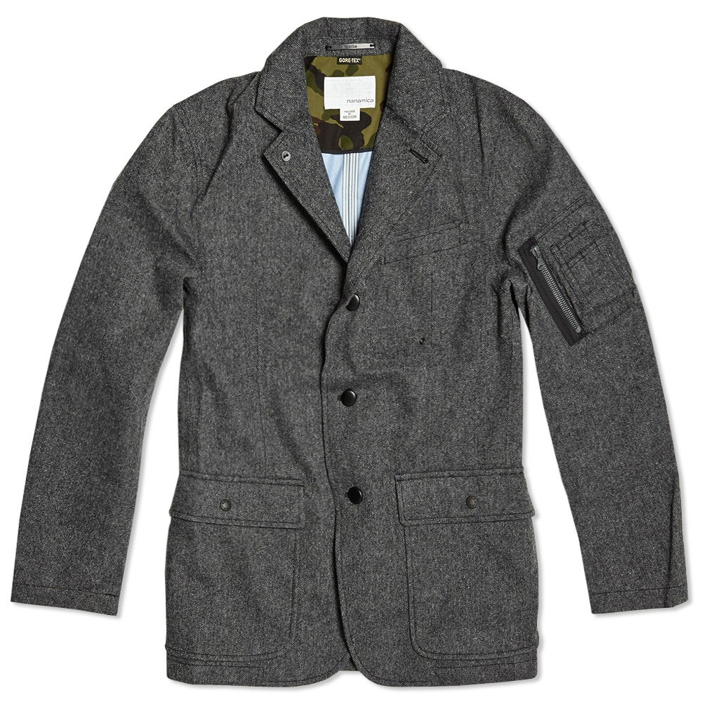 Gore-Tex Field Jacket Grey Tweed Nanamica