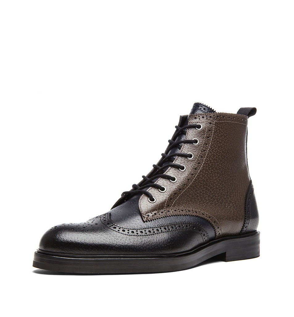 Trico Brown Wingtip boot Pierre Hardy 1