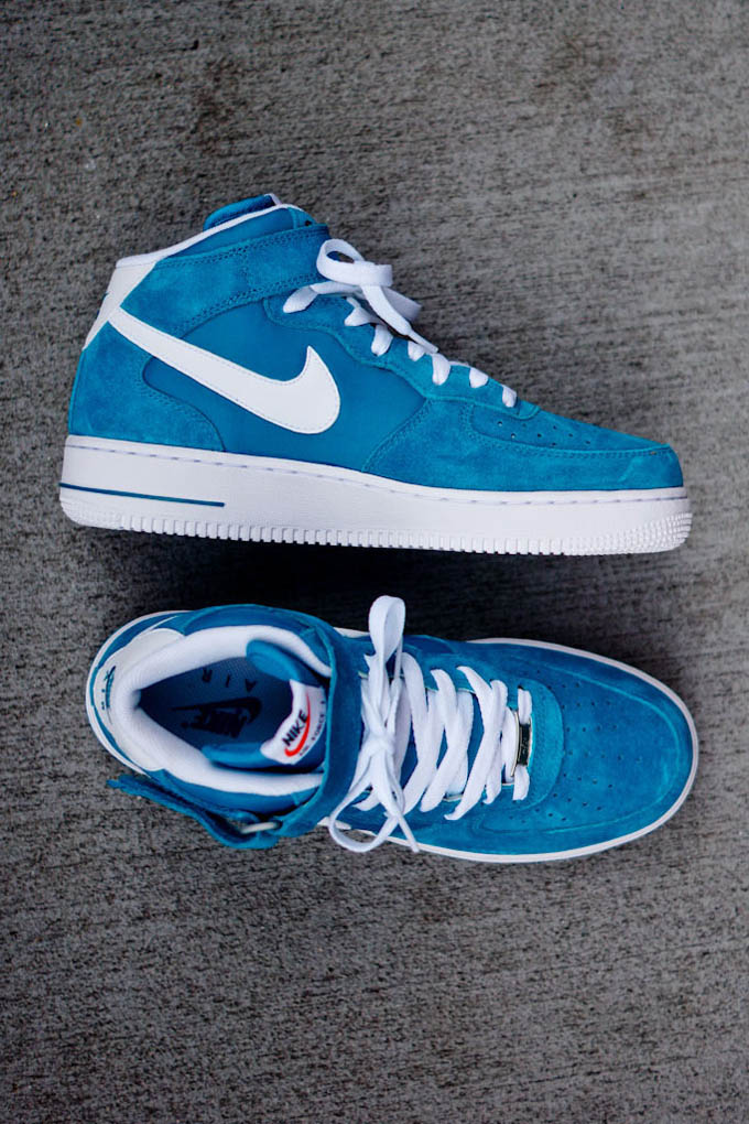 Air Force 1 Mid '07 Teal sneakerheads kicks streetwear