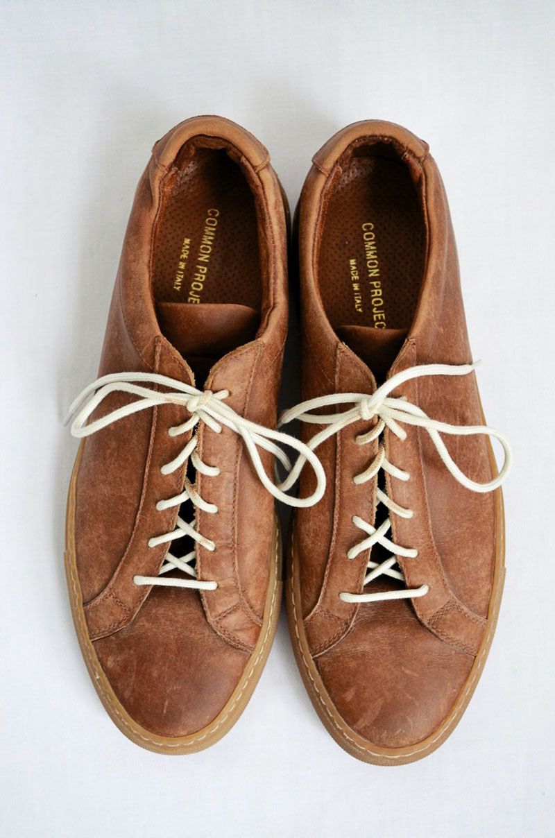 Washed Achilles common projects sneakers menswear