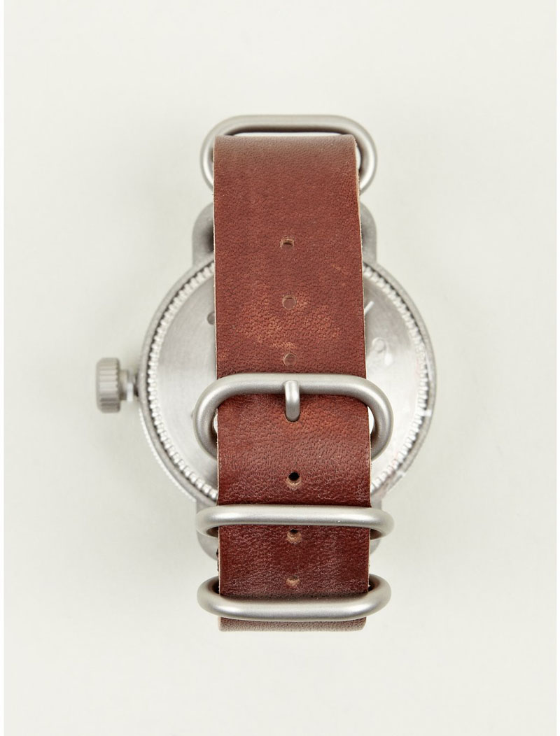 Nixon Brown October Leather watch mens fashion strap