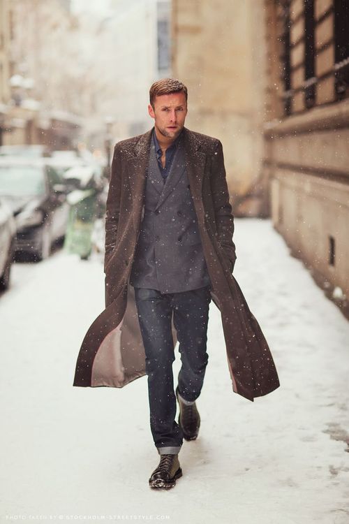 Overcoat Snowstomper Streetstyle men's fashion