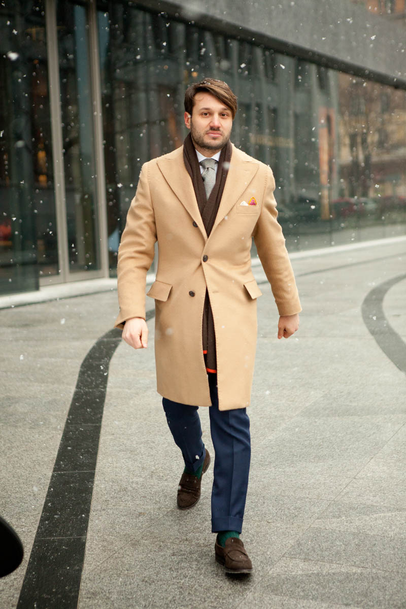 Winter Beige x Brown coat