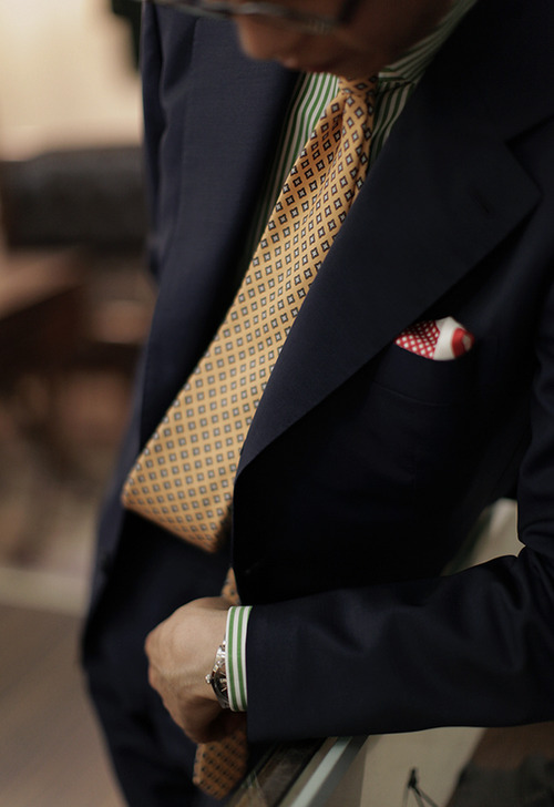 Refined Sophistication menswear silk tie